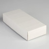 Коробка сборная без печати крышка-дно белая без окна 24 х 11,5 х 4,5 см (производитель не указан)