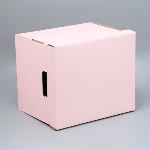 Складная коробка «Розовая», 37.5 х 32 х 29.3 см Дарите Счастье