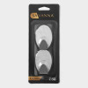 Крючки самоклеящиеся SAVANNA «Овал», 2 шт., металл, 5×3.3×2 см, хромированные SAVANNA