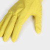 Перчатки хозяйственные латексные Доляна, 2 пары, размер L, 33 г, ХБ напыление, цвет жёлтый Доляна
