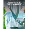 Перчатки рабочие, хб, вязка 7 класс, 5 нитей, размер 9, с ПВХ точками, белые, Greengo Greengo