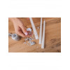 Ароматическая свеча парафиновая хозяйственная «Французская ваниль», 17×2 см, 40 г Богатство Аромата