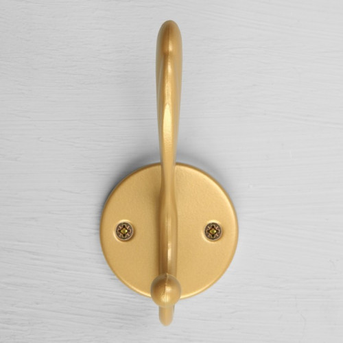 Крючок мебельный CAPPIO WING, двухрожковый, цвет матовое золото CAPPIO