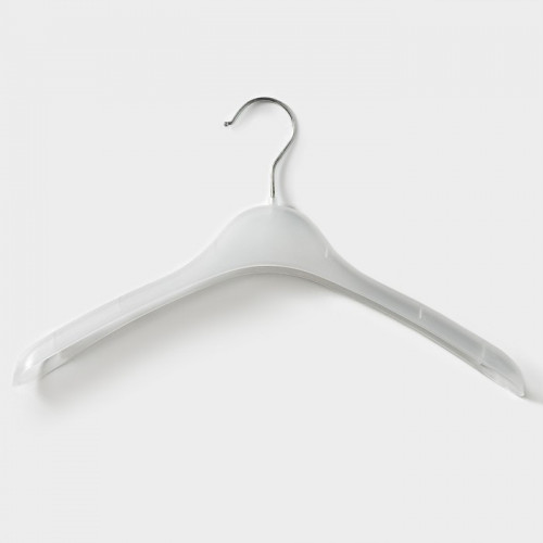 Плечики - вешалка для одежды, 38×23 см, цвет прозрачный (производитель не указан)