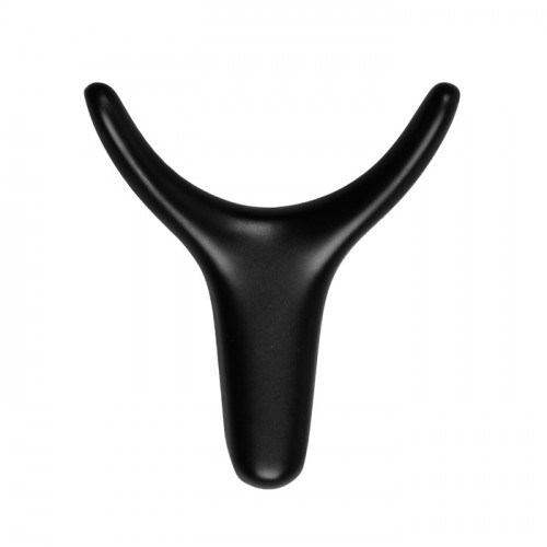 Крючок мебельный CAPPIO OX, двухрожковый, цвет черный CAPPIO