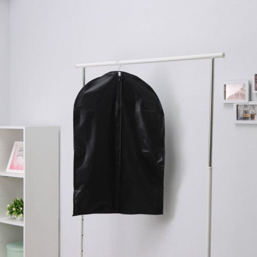 Чехол для одежды LaDо́m, 60×90 см, плотный, PEVA, цвет чёрный LaDо́m