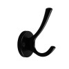 Крючок мебельный CAPPIO SIMPLE, двухрожковый, цвет черный CAPPIO