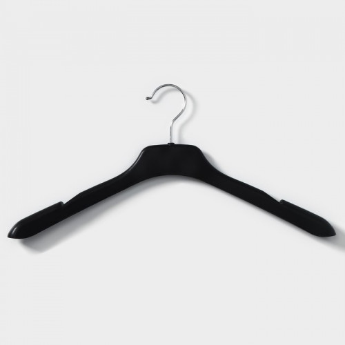 Плечики - вешалка для одежды, размер 44-46, цвет чёрный (производитель не указан)