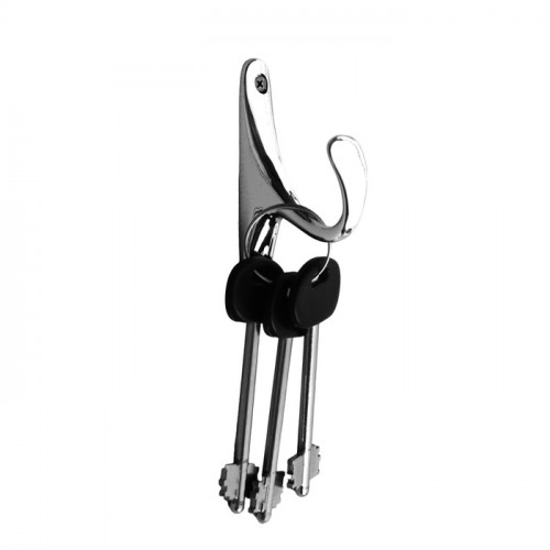 Крючок мебельный CAPPIO STANDART, однорожковый, цвет хром CAPPIO