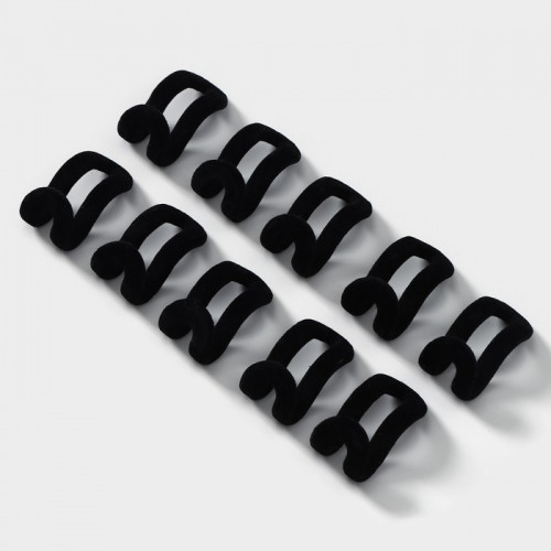 Крючки для вешалок, набор 10 шт, 5×3×3,4 см, цвет МИКС (производитель не указан)