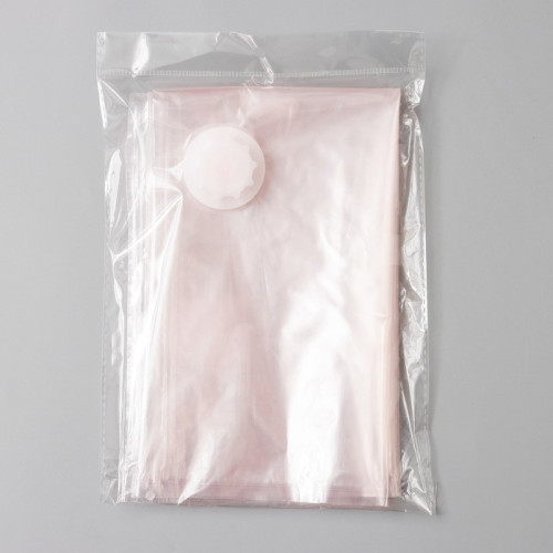Вакуумный пакет для хранения вещей «Роза», 50×60 см, ароматизированный, прозрачный (производитель не указан)