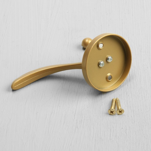 Крючок мебельный CAPPIO WING, двухрожковый, цвет матовое золото CAPPIO