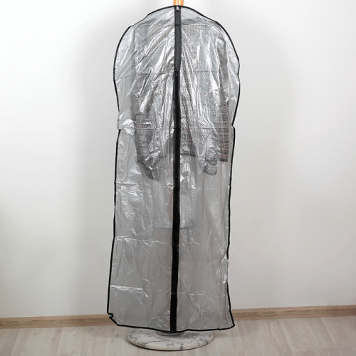 Чехол для одежды Доляна, 60×137 см, PEVA, цвет серый прозрачный Доляна