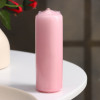 Свеча - цилиндр, 4×12 см, 15 ч, светло-розовая Дарим Красиво