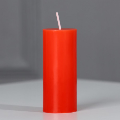 Свеча-столбик интерьерная «Время для ярких моментов», аромат клубника, 3 x 7,5 см (производитель не указан)