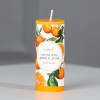 Свеча-столбик интерьерная «Для души и дома, аромат апельсин» , 3 x 7,5 см (производитель не указан)