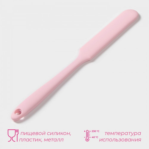 Лопатка - палетка Доляна «Винфор», 24.5 см, розовая Доляна
