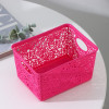 Корзинка пластиковая для хранения «Кружевные цветы», 14×10×8 см, цвет МИКС (производитель не указан)