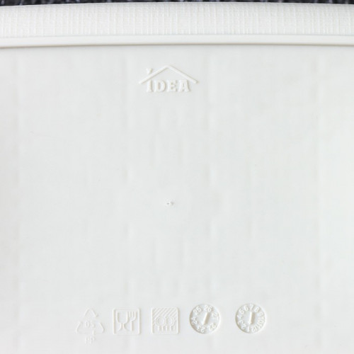 Лоток «Бязь», 12×17×7 см, цвет белый ротанг IDEA