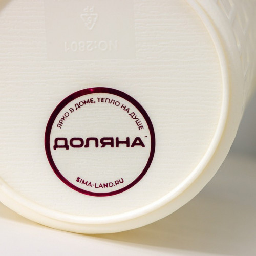 Корзина пластиковая для хранения Доляна «Течение», круглая, 9,8×11,8 см, цвет МИКС Доляна