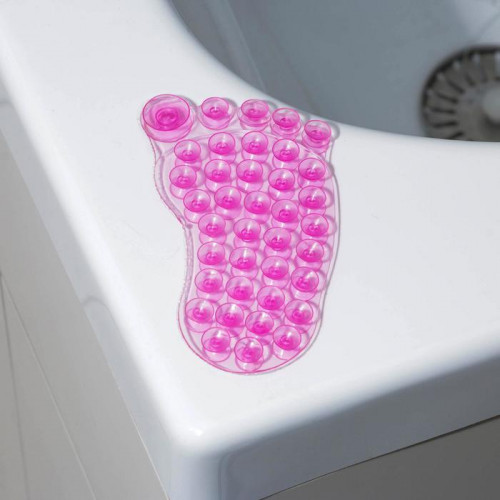 Мини-коврик для ванны «Нога», 7,5×12 см, цвет МИКС (производитель не указан)