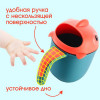 Ковш пластиковый для купания и мытья головы, детский банный ковшик «Рыбка», 500 мл., с леечкой (производитель не указан)