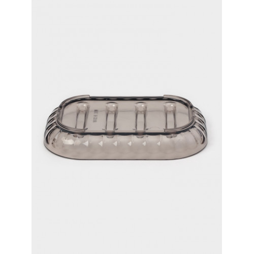 Мыльница «Аврора», пластик, 13×9×2 см, коричневая (производитель не указан)