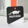 Водосгон с нескользящей ручкой Raccoon Orange, сгон силикон, 25×24 см Raccoon