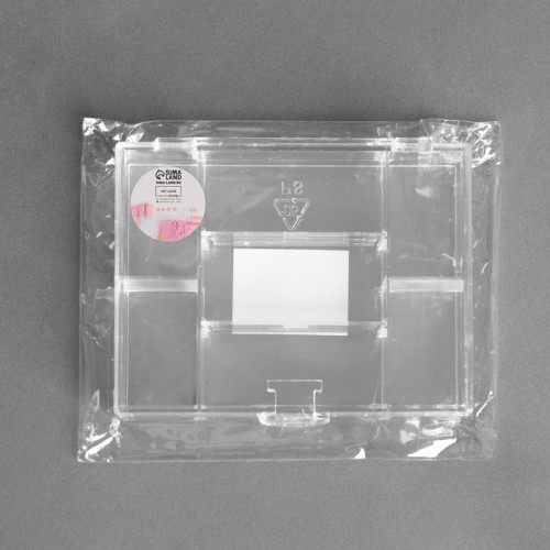 Органайзер для рукоделия, 7 отделений, 12 × 10 × 2,5 см, цвет прозрачный Арт Узор
