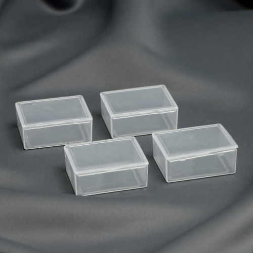Контейнеры для хранения мелочей, 5,4 × 4,3 × 2,3 см, 4 шт Арт Узор