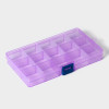 Органайзер для хранения пластиковый RICCO, 15 ячеек, 17,5×10×2,2 см, цвет МИКС RICCO