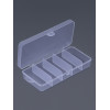 Органайзер для хранения мелочей, с подвесом, 5 ячеек, 12.8×6×2.5 см, прозрачный Арт Узор