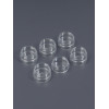 Набор баночек для мелочей, накручивающиеся, 5 мл, 6 шт., прозрачный Арт Узор