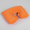 Подушка для шеи дорожная, надувная, 38 × 24 см, цвет оранжевый ONLITOP