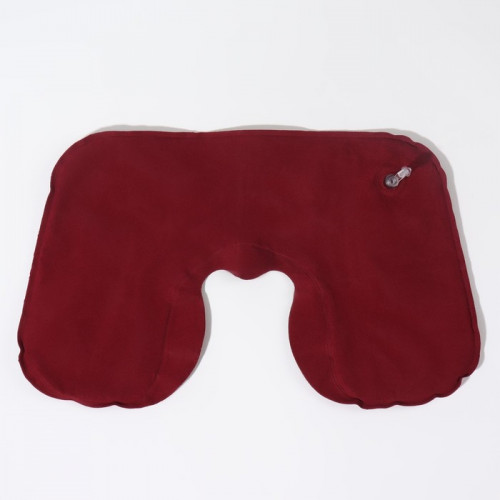 Подушка для шеи дорожная, надувная, 42 × 27 см, цвет МИКС ONLITOP