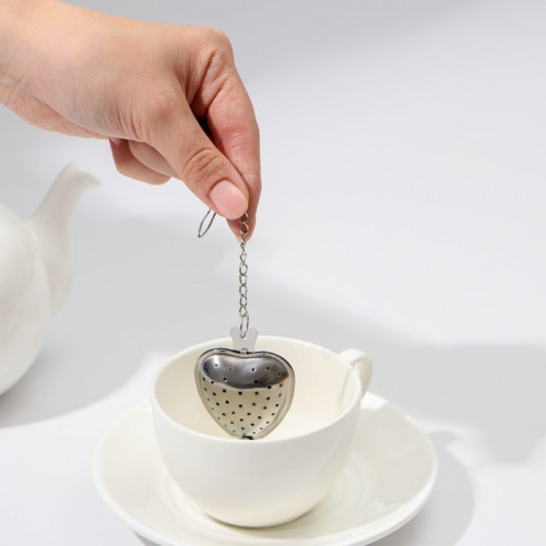Сито для чая Доляна «Сердце», 5 см Доляна