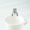 Ложка чайная из нержавеющей стали Magistro «Котик», длина 11,5 см, цвет серебряный Magistro