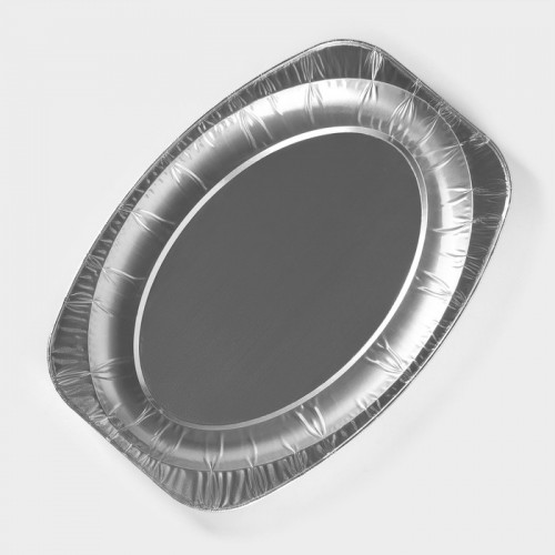 Поднос сервировочный для выпечки Доляна, алюминиевый, 35,5×24,5 см Доляна