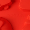 Форма силиконовая для выпечки Доляна «Новый год. Праздник к нам приходит», 26×17,5 см, 6 ячеек, цвет красный Доляна