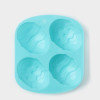 Форма для выпечки Доляна «Пасха. Пасхальное яйцо», 15×12,6×2,5 см, 4 ячейки, цвет МИКС Доляна
