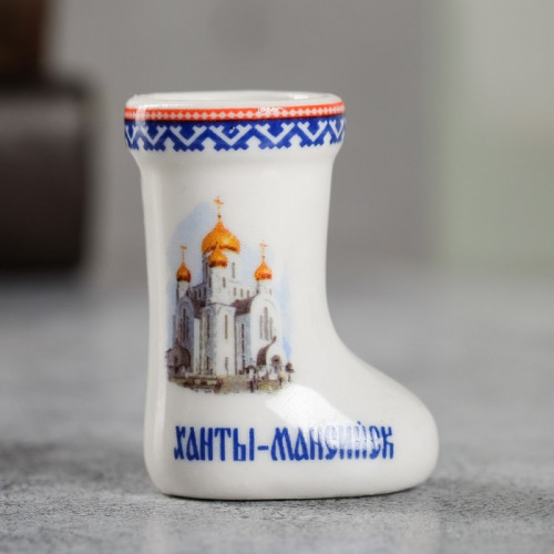 Подставка для зубочисток «Ханты-Мансийск», керамика Семейные традиции