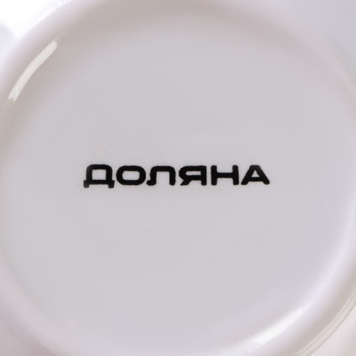 Подставка под чайный пакетик Доляна «Зайка», 12×9 см, цвет белый Доляна