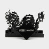 Салфетница Magistro «Дракон», 14×4×9 см, чёрная Magistro
