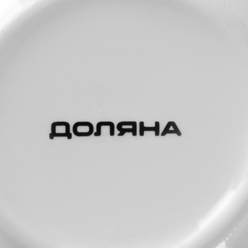Подставка под чайный пакетик Доляна «Свиристель», 12×8,4 см, цвет белый Доляна