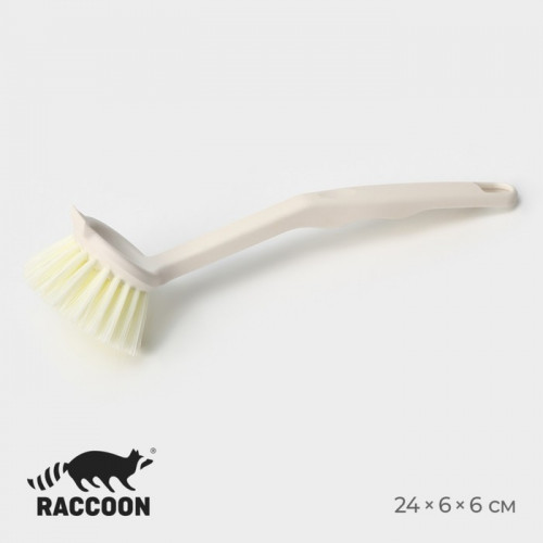 Щётка для мытья посуды Raccoon Breeze, 24×6 см, ворс 2,5 см Raccoon