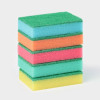 Набор губок для посуды с чистящим слоем Доляна «Супер», 10×7×2.5 см, 5 шт. Доляна