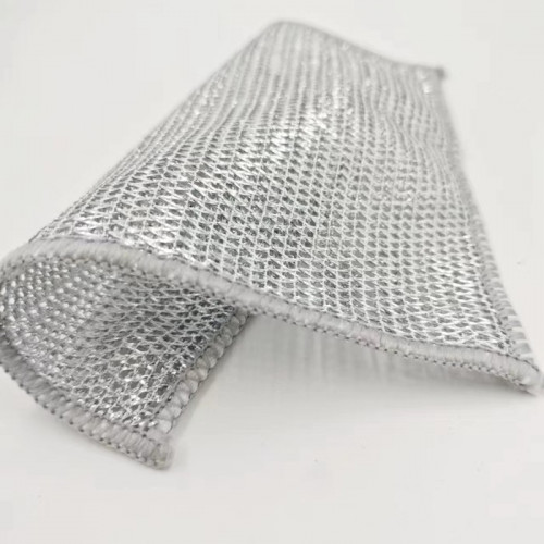 Салфетка для мытья посуды, металлическая, однослойная, 5 шт., 19×19 см (производитель не указан)