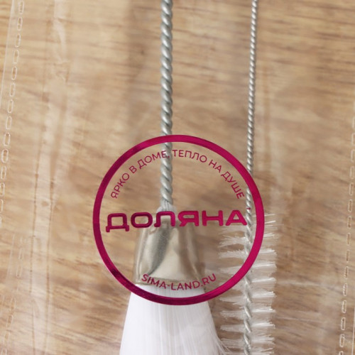 Ёршики для посуды Доляна, 2 шт.: 14.5×2.5 см, 17×0.5 см, белые Доляна