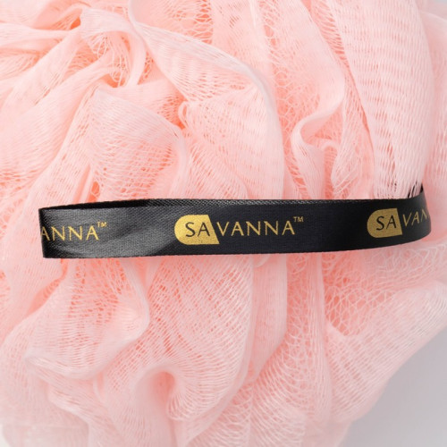 Мочалка для тела SAVANNA «Нежность», 90 г, розовая SAVANNA