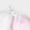 Мочалка - косичка для тела CUPELLIA SPA, 70 гр, цвет бело-розовый (производитель не указан)